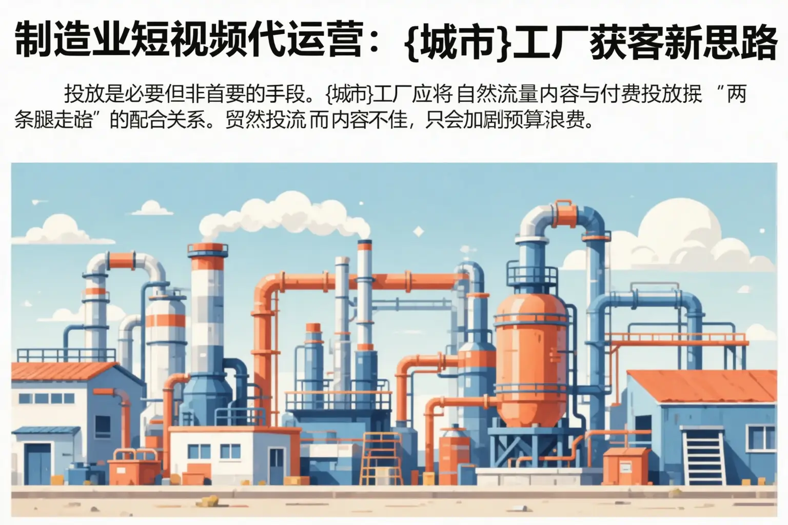 制造业短视频代运营：崇左工厂获客新思路