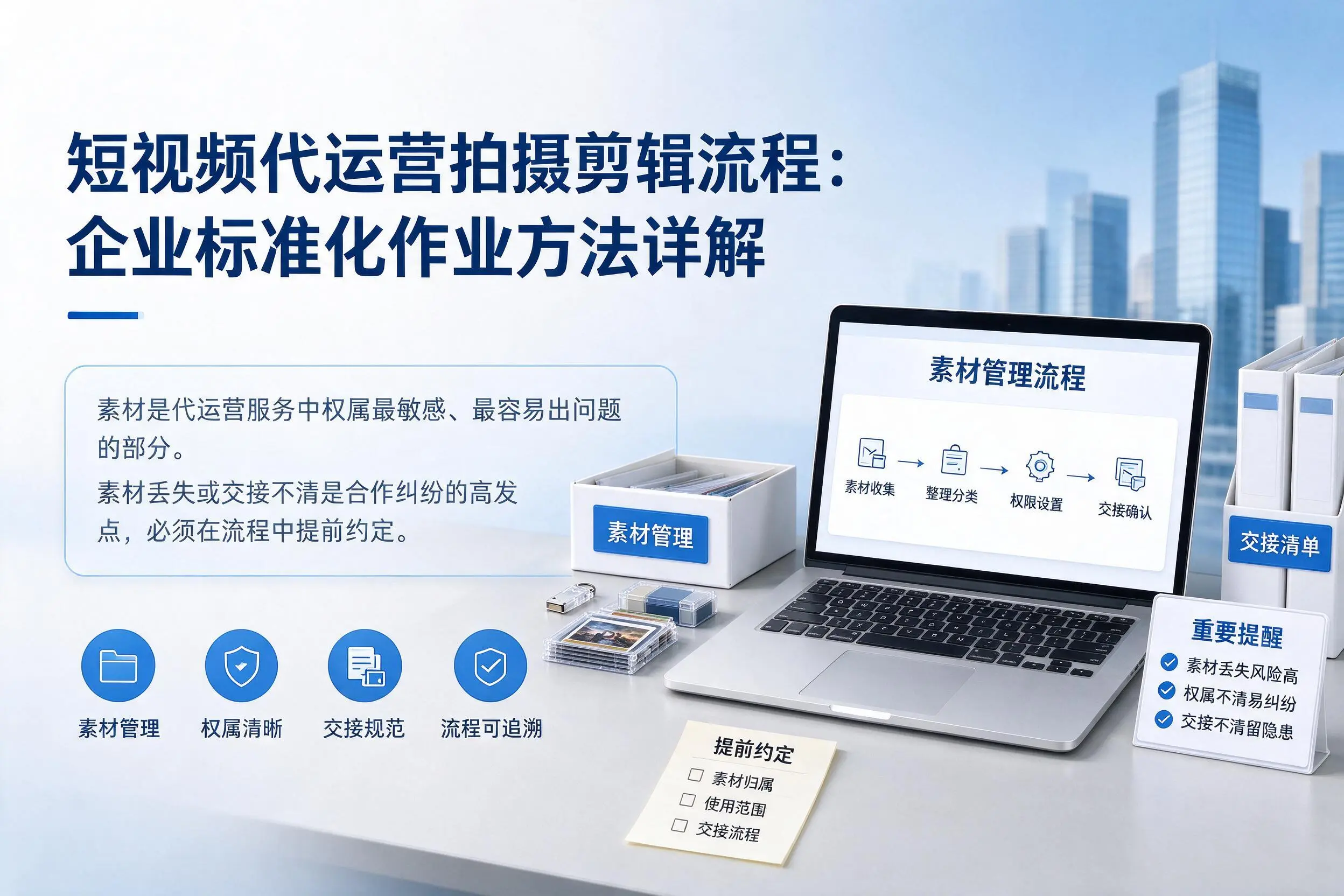 短视频代运营拍摄剪辑流程:崇左企业标准化作业方法详解