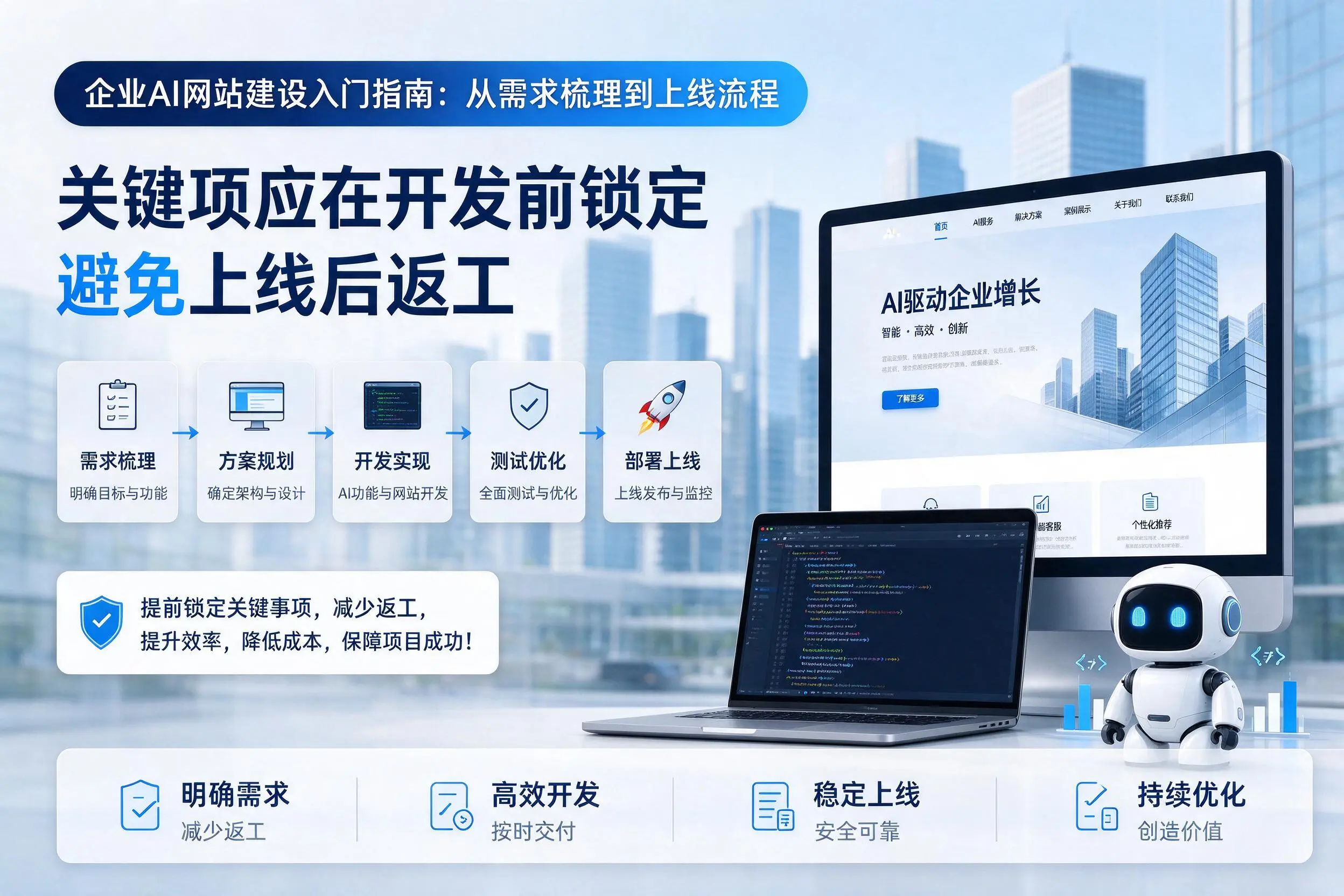 崇左企业AI网站建设入门指南：从需求梳理到上线流程