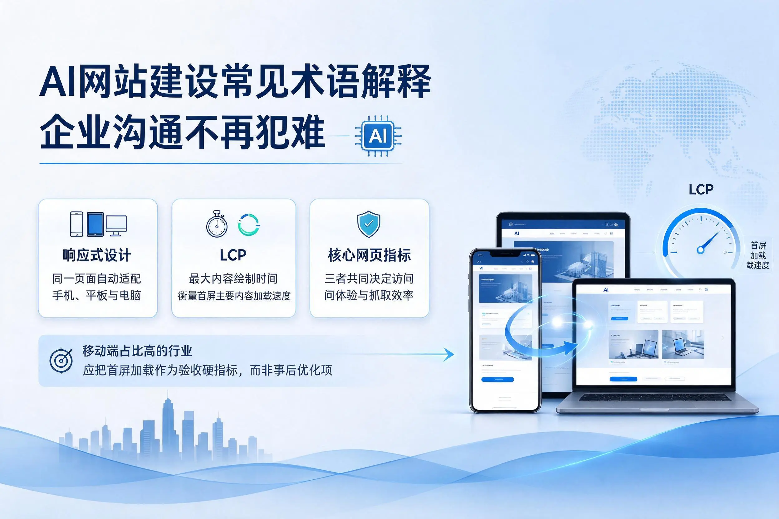 AI网站建设常见术语解释,崇左企业沟通不再犯难