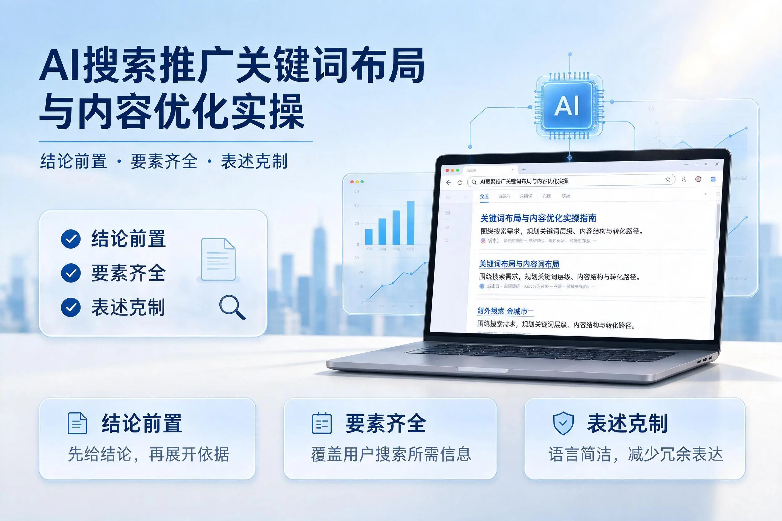 崇左AI搜索推广关键词布局与内容优化实操